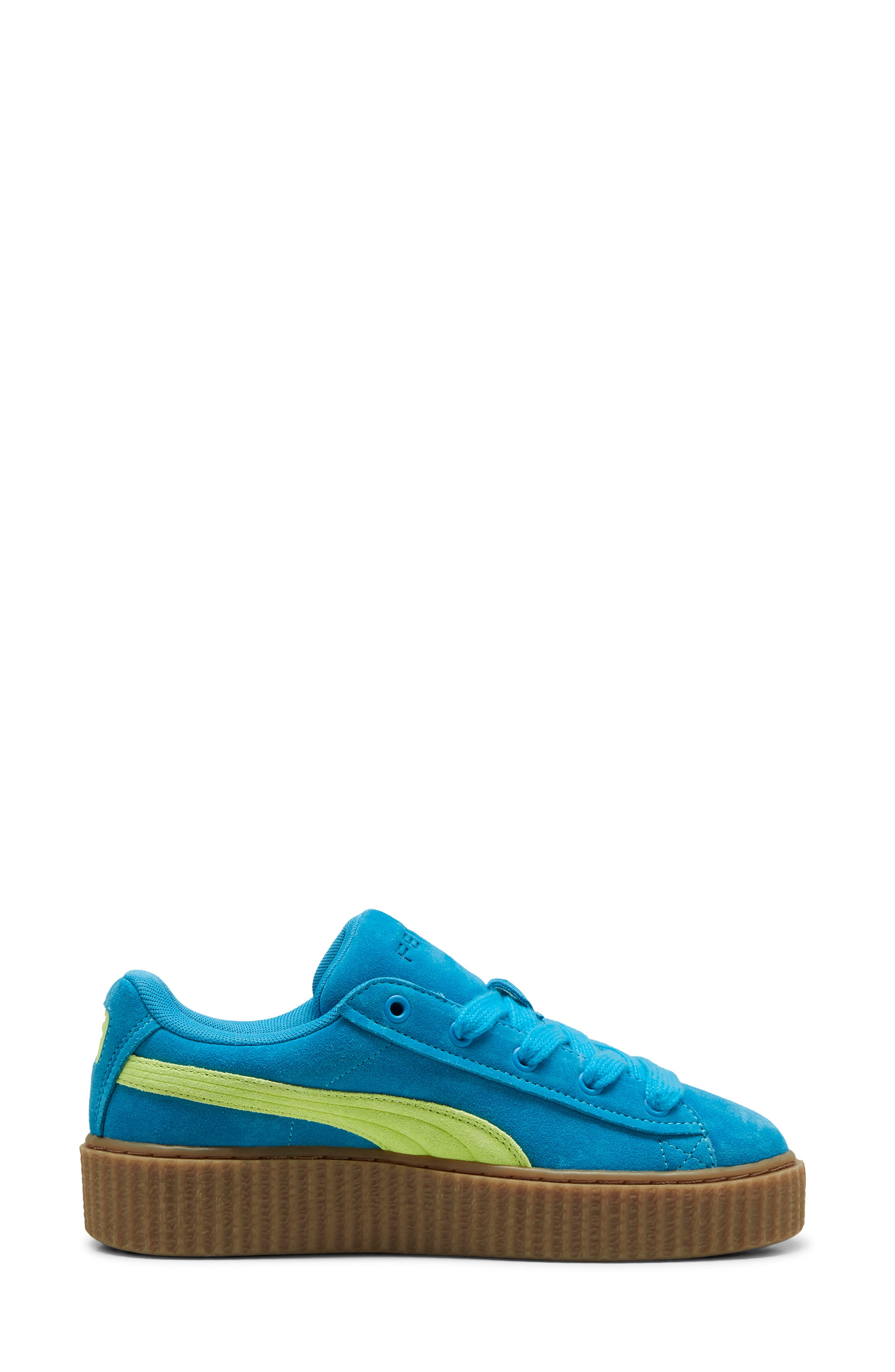 PUMA x FENTY Creeper Sneaker, Alternate, color, Speed Blue-Lime Pow-Gum