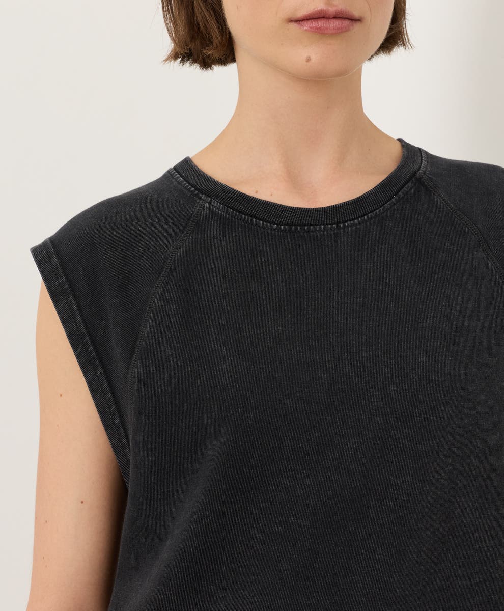 Organic Cotton Weekends Raglan Muscle Tee - image 2