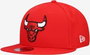 New Era Men's New Era Red Chicago Bulls Team 9FIFTY Snapback Hat