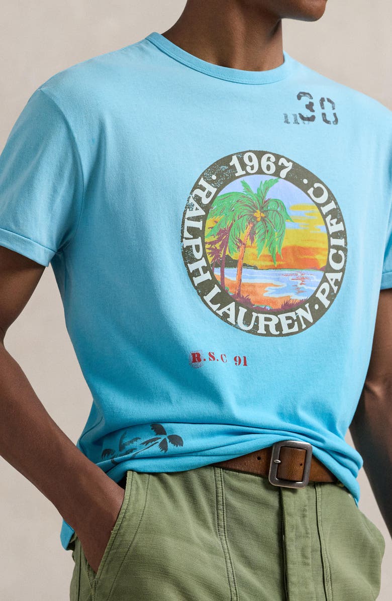 Polo Ralph Lauren Classic Fit Cotton Jersey Graphic T-Shirt, Alternate, color, 