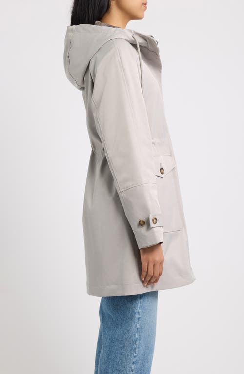 Bernardo Anorak Raincoat In Ash Grey