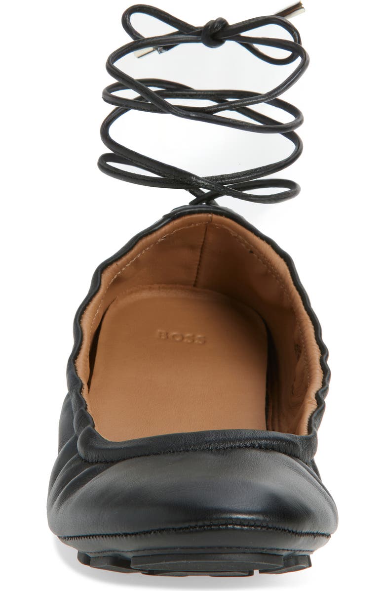 BOSS Roxanne Ballerina Flat, Alternate, color, Black