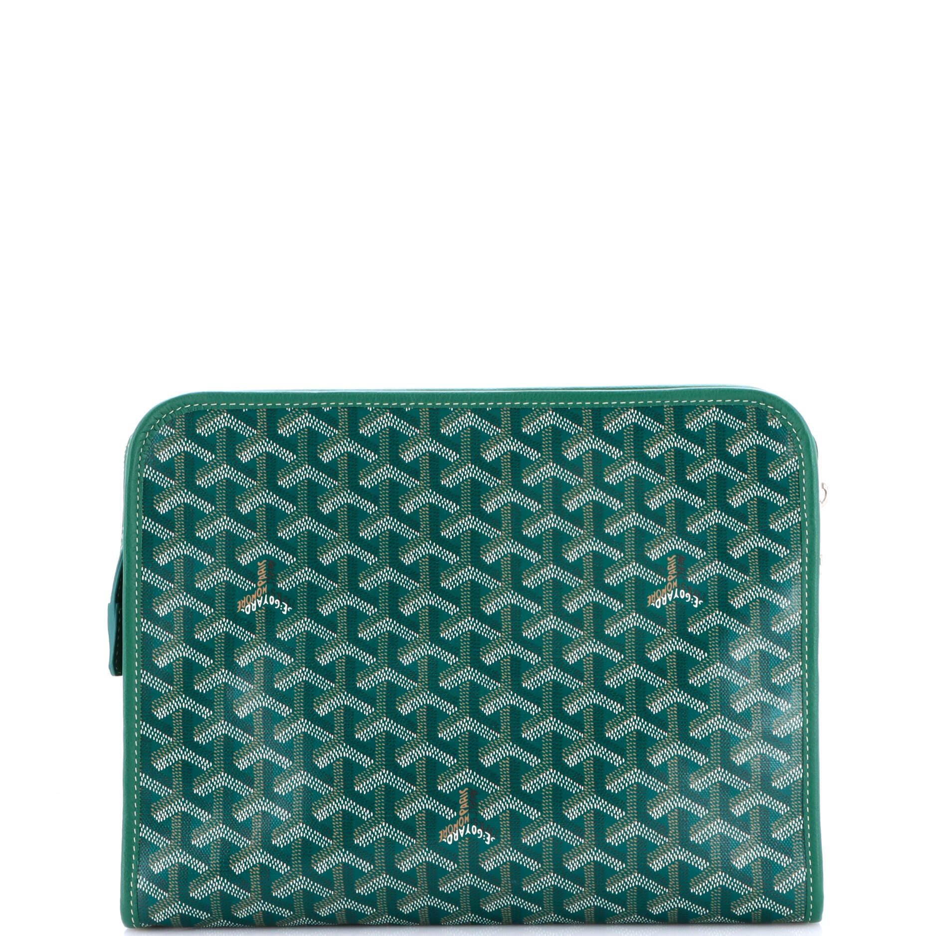 Jouvence Toiletry Pouch Coated Canvas GM, Alternate, color, Green