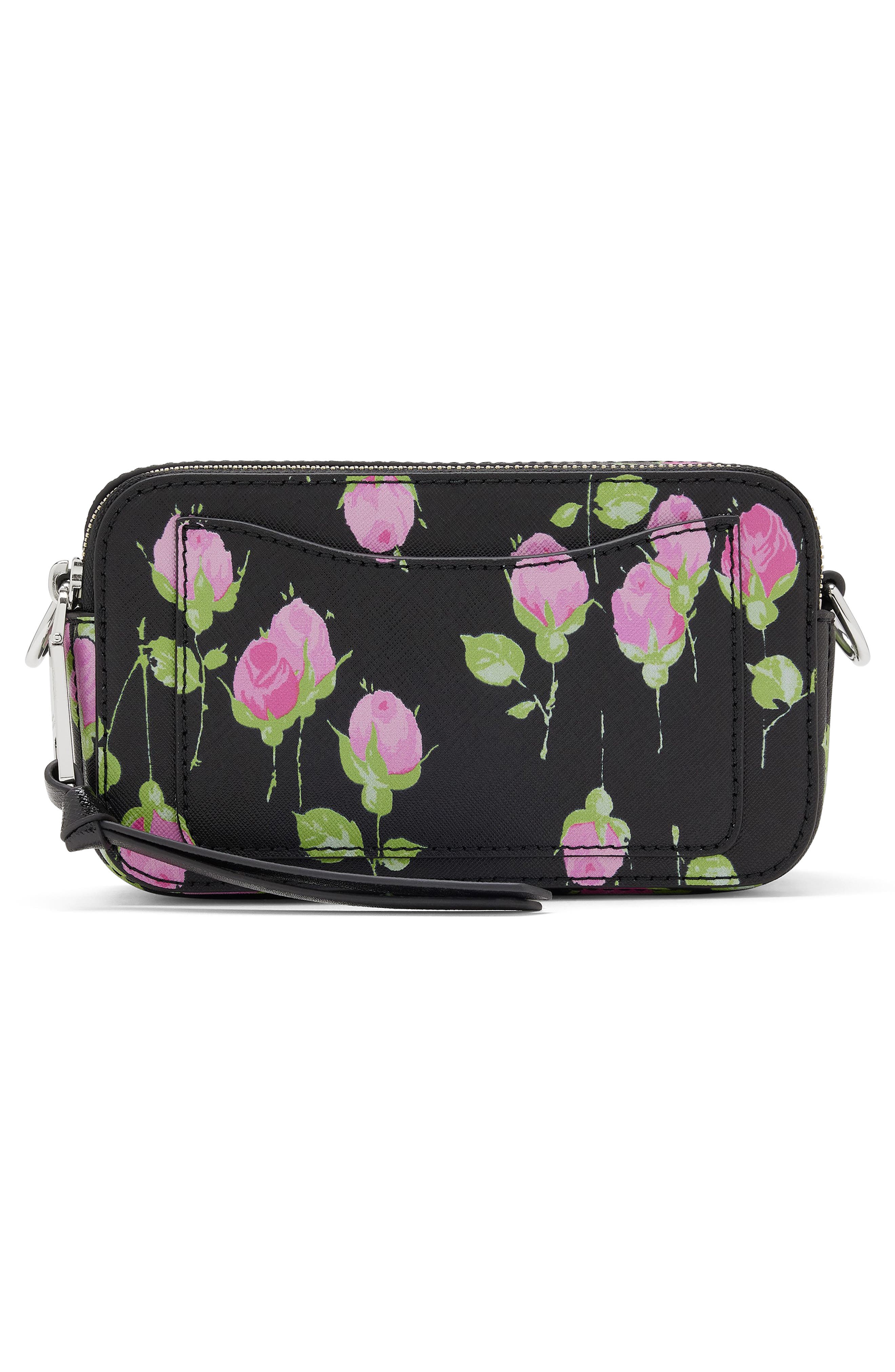 The Snapshot Hairy Suede Leather Crossbody Bag, Alternate, color, BLACK MULTI