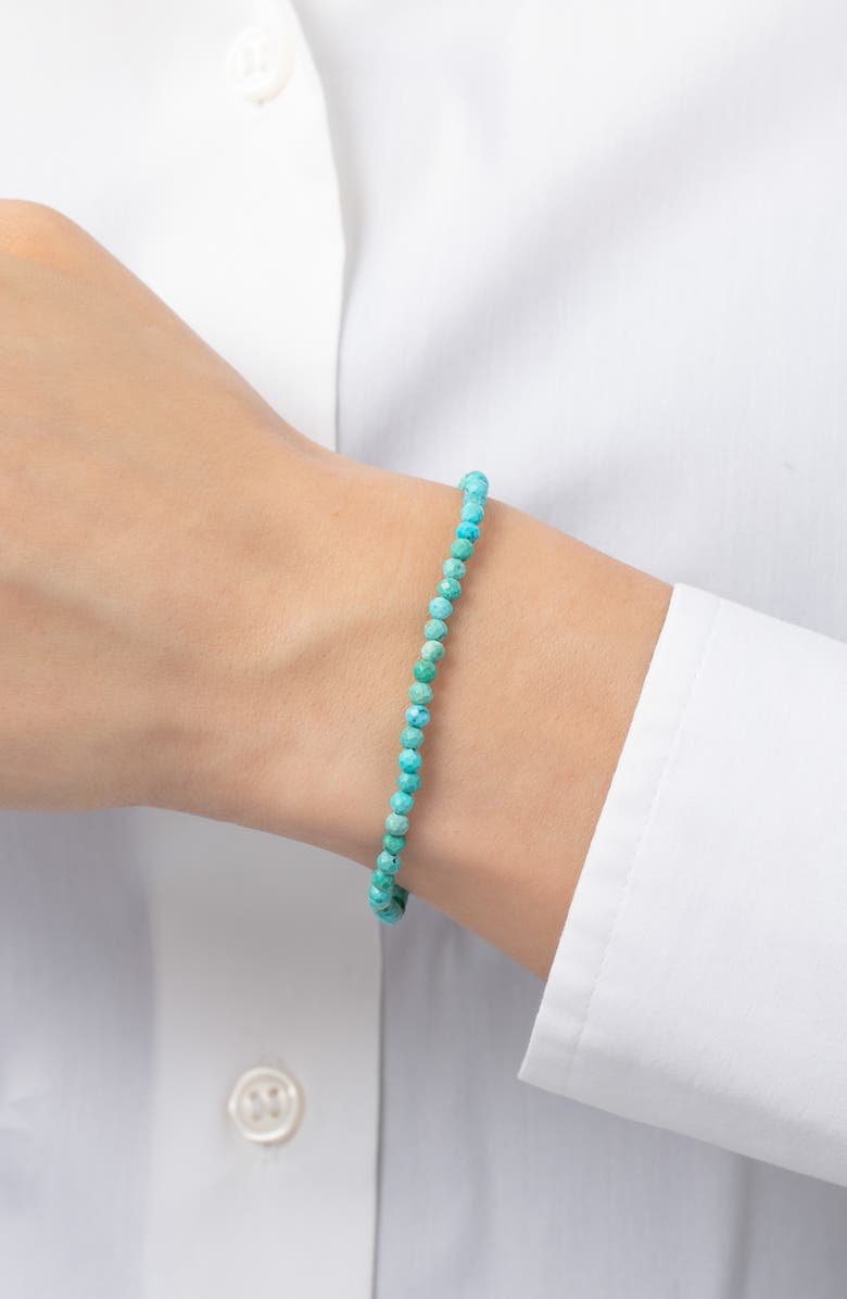Zoe Lev Turquoise Beaded Bracelet, Alternate, color, Turquoise