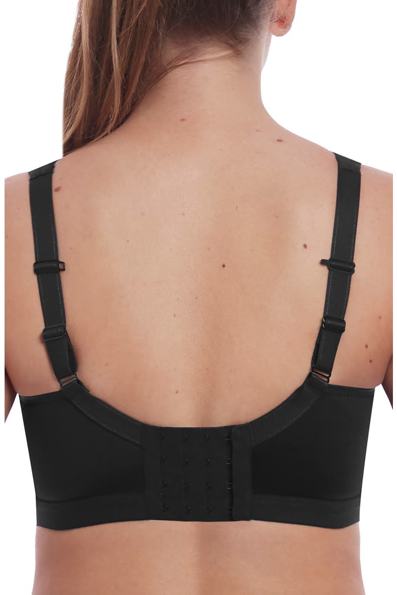 Dynamic Wireless Soft Cup Sports Bra, Alternate, color, JET