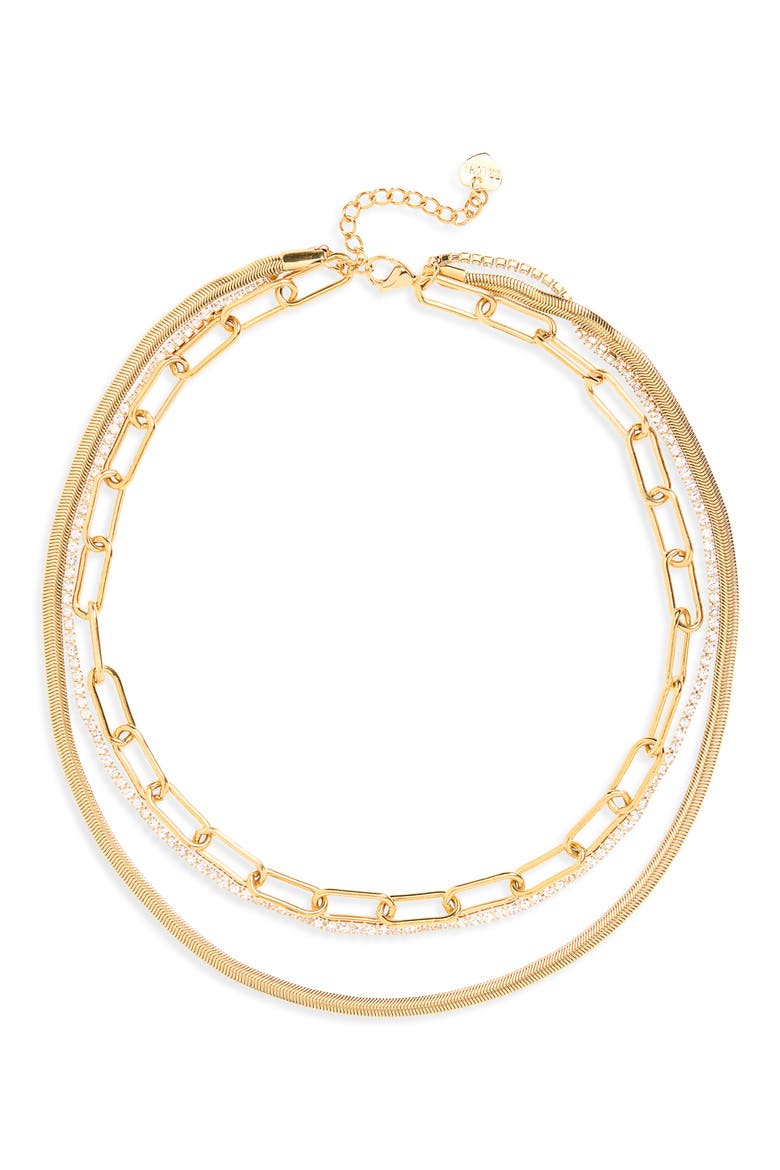 Lexie Layered Necklace, Main, color, GOLD