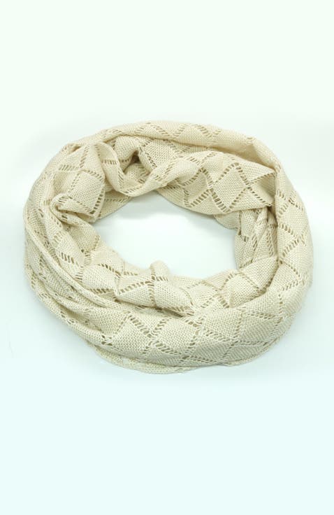Cashmere and Silk loop scarf