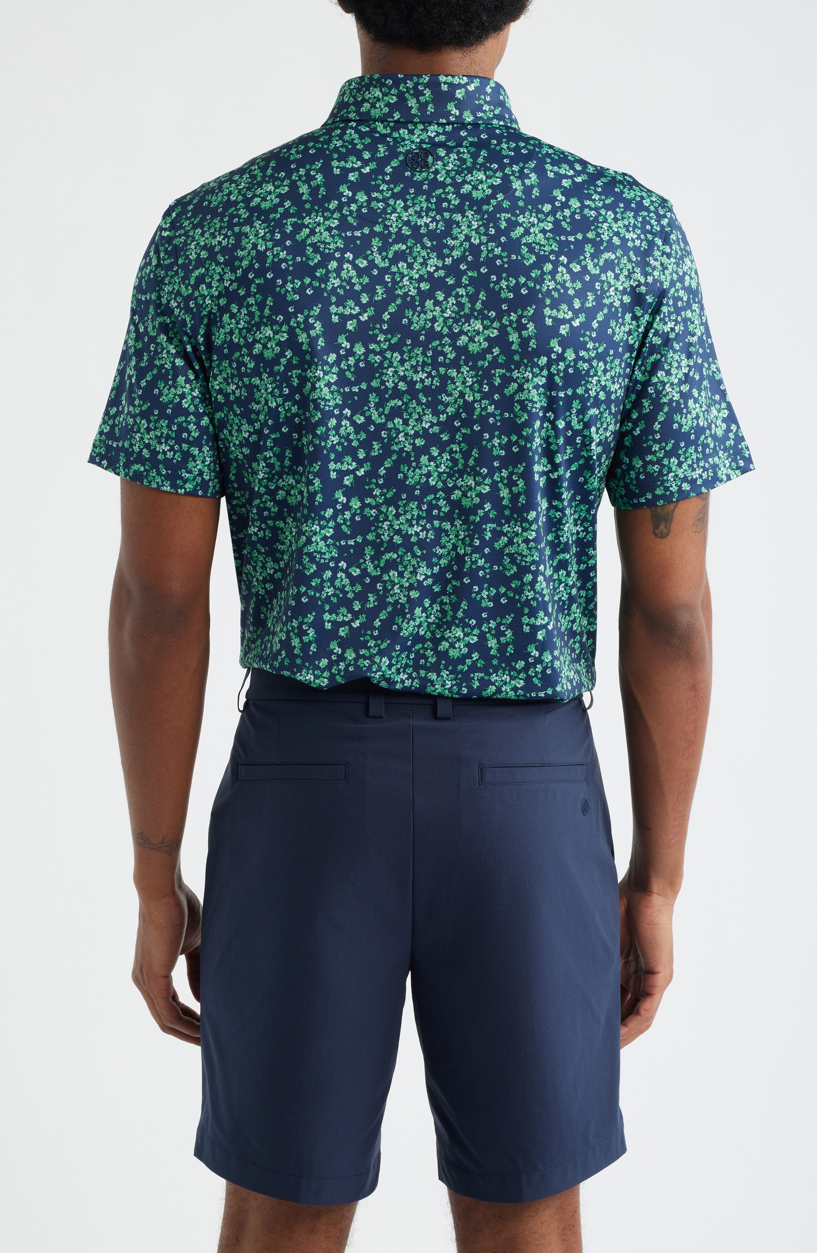 Ditsy Floral Tech Jersey Golf Polo - image 2
