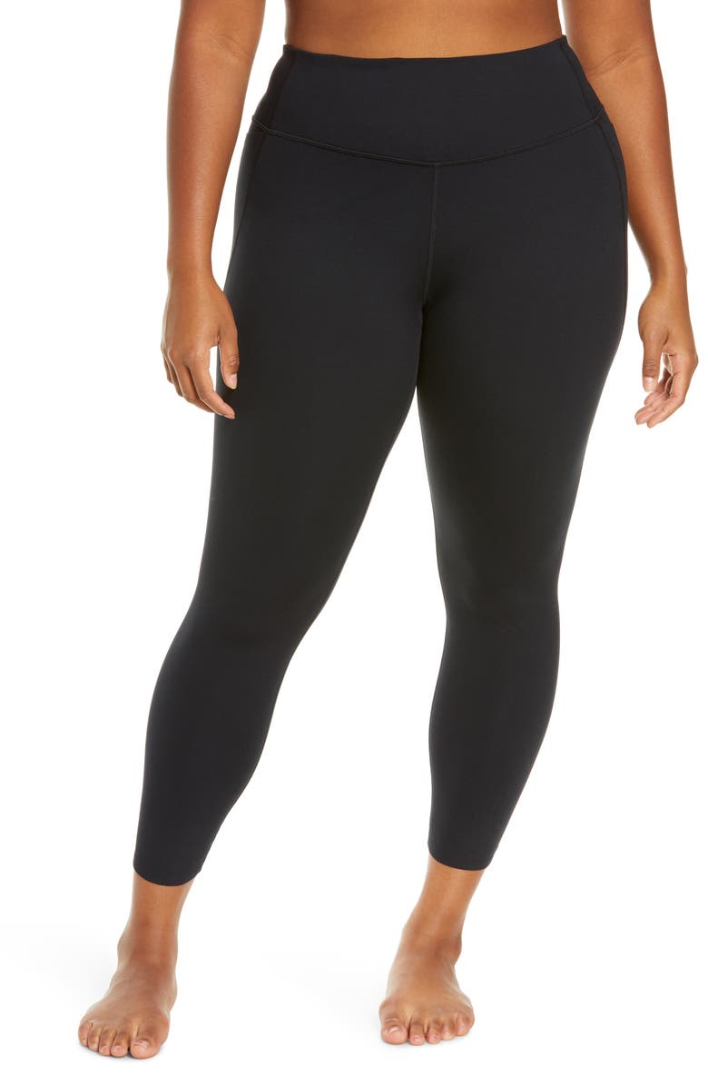 Zella Studio Lite High Waist Pocket 7/8 Leggings, Main, color,