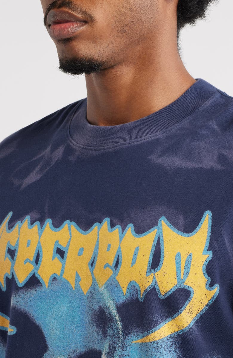 ICECREAM Oversize Stone Cold Graphic T-Shirt, Alternate, color, Black Iris