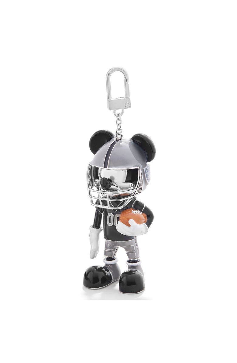 BaubleBar Las Vegas Raiders Disney Mickey Mouse Keychain, Main, color, 
