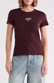 AllSaints Burman Bela Logo Graphic T-Shirt