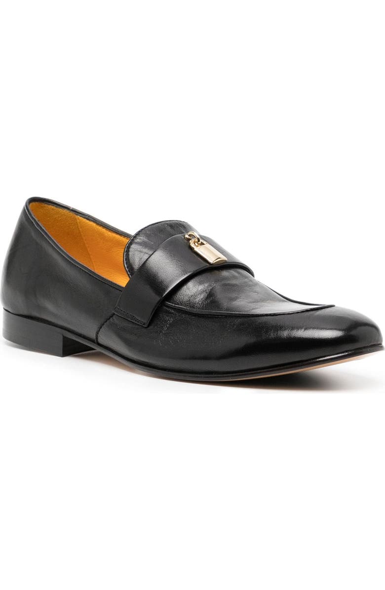 Madison Maison Flat Lock Loafer, Alternate, color, Black