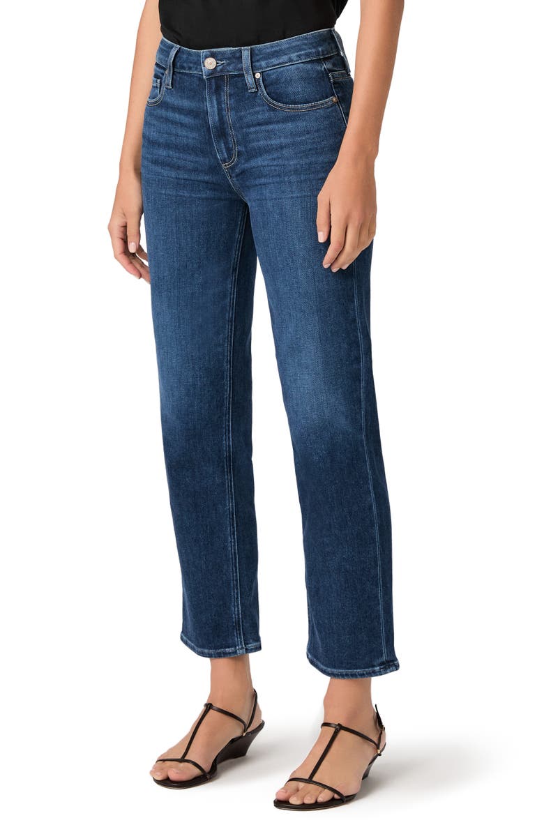 PAIGE Mason Mid Rise Ankle Straight Leg Jeans, Alternate, color, Neutra