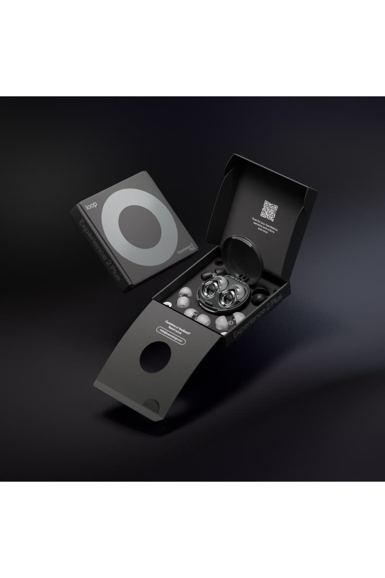 Experience 2 Plus Earplugs Stylish Hearing Protection for Concerts & Festivals, Alternate, color, Silver