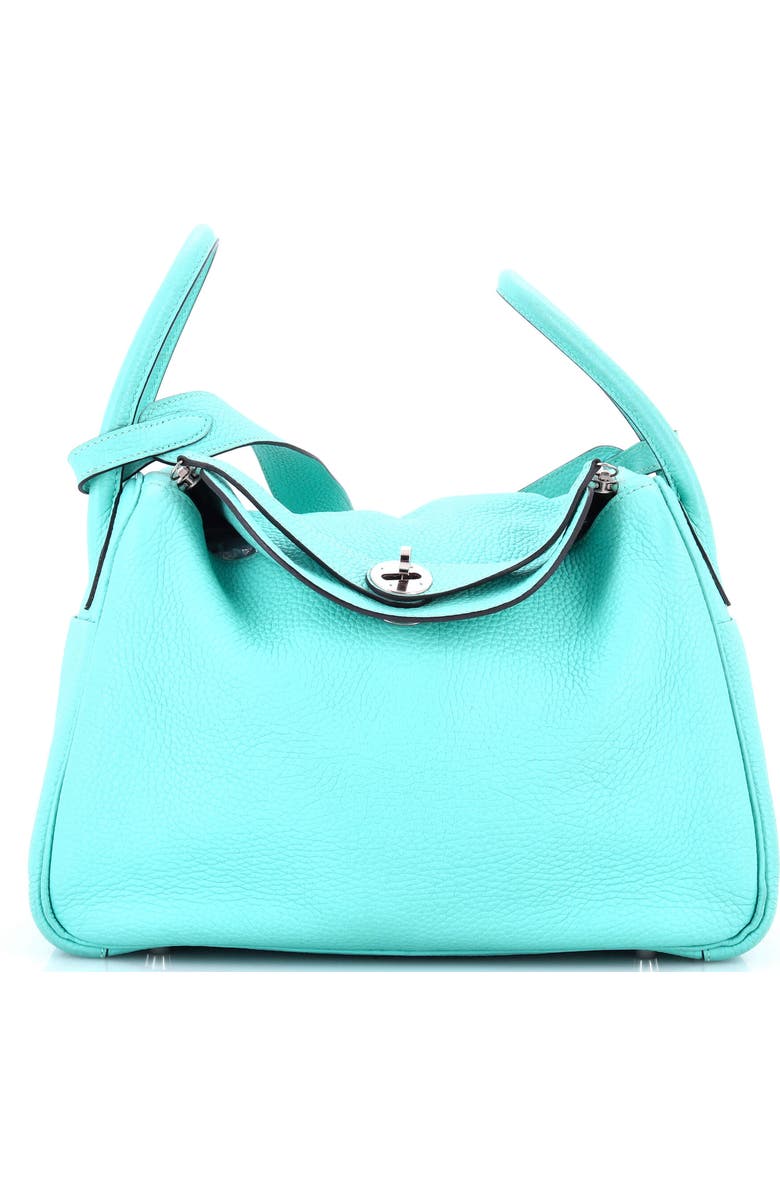 Pre-Owned Hermes Lindy Bag Clemence 30, Main, color, Bleu Atoll