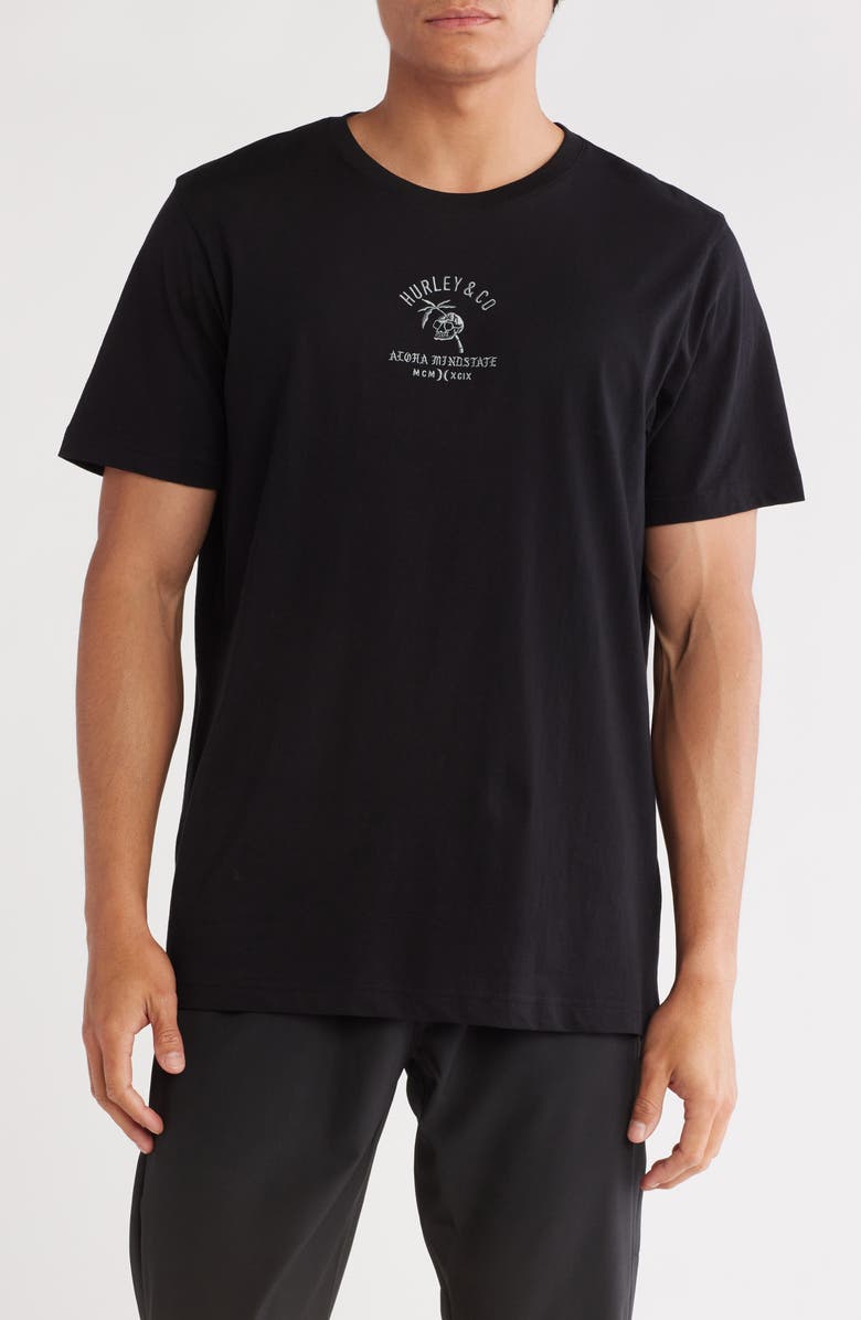 Hurley Aloha Cotton Crew T-Shirt, Main, color,