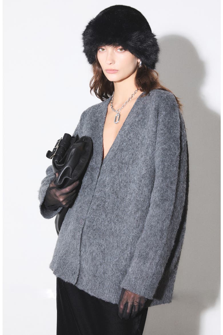 Easton Cardigan, Alternate, color, GREY MELANGE