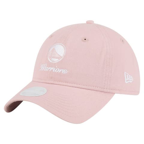 Women's New Era  Pink Golden State Warriors Gameday Preppy 9TWENTY Adjustable Hat