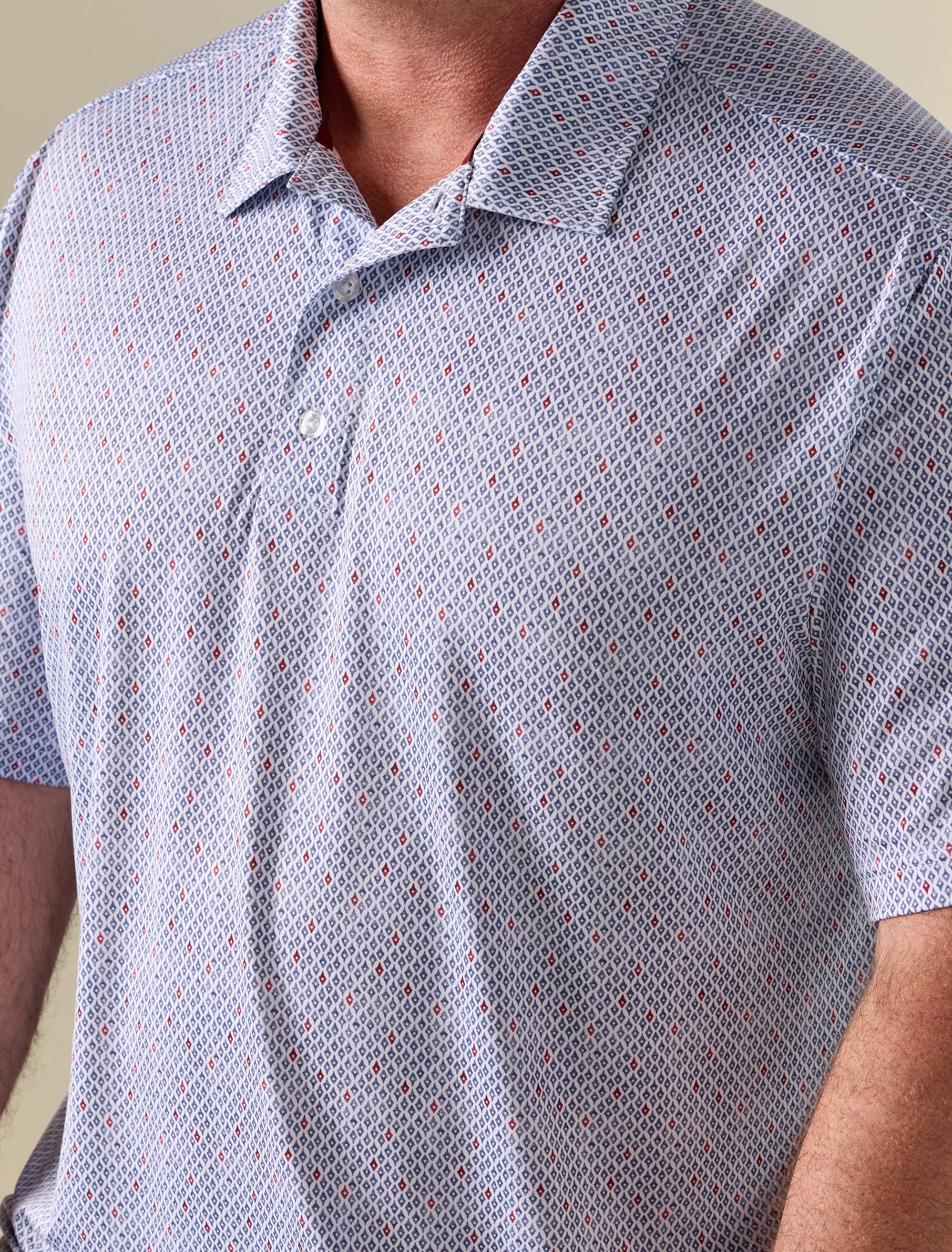 Reebok Big & Tall Contrast Shark-Tooth Polo Shirt (Men) | Nordstrom