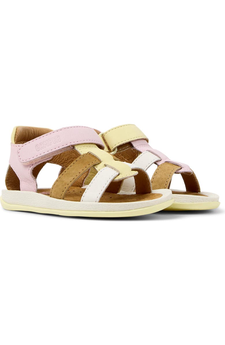 Camper Kids' Bicho Twins Mismatch Sandal, Main, color, Multi - Brown