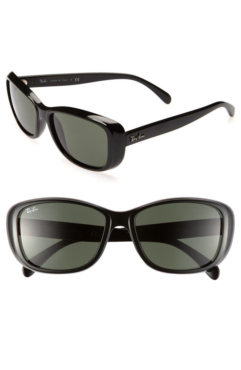 Ray-Ban 'Classic' 56mm Sunglasses, Main, color, Black
