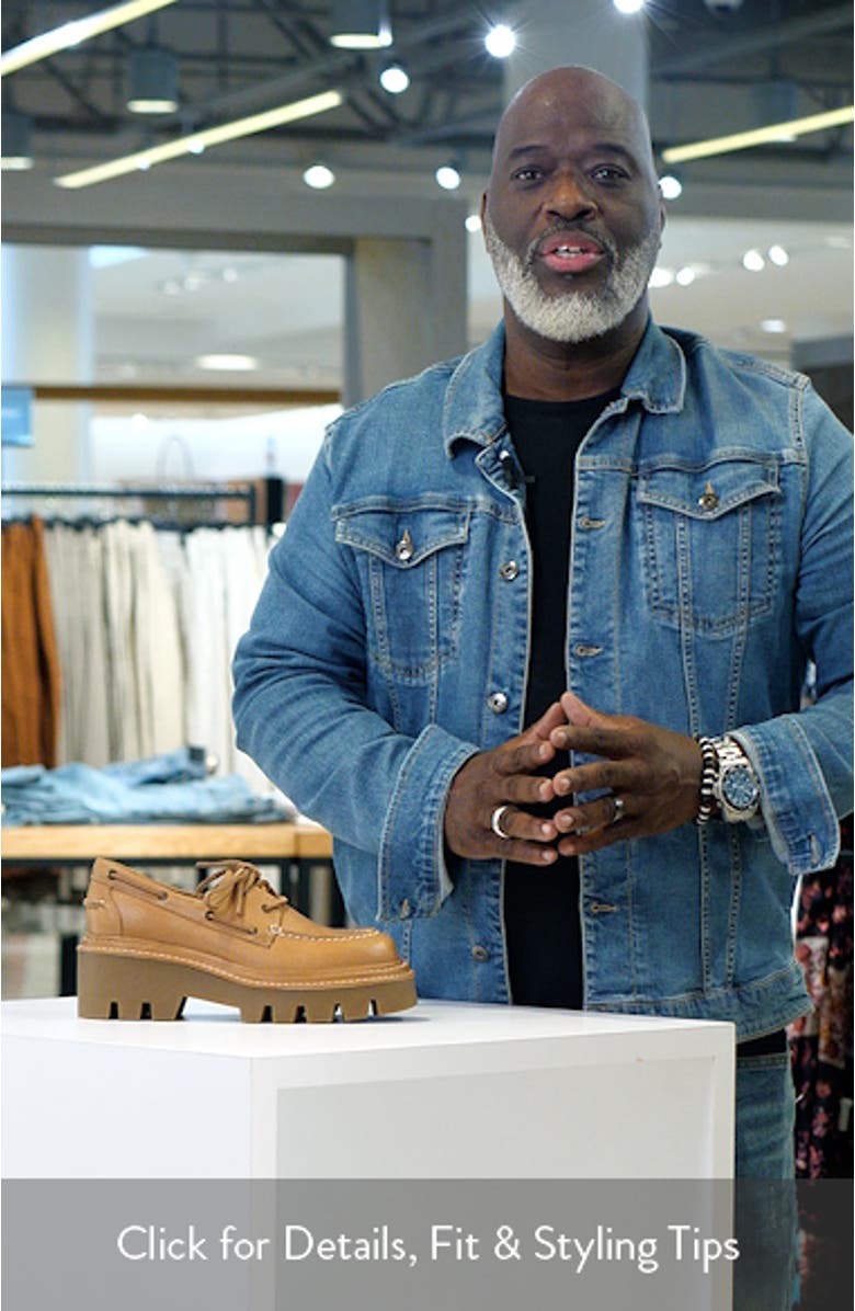 x MONSE Authentic Original 2-Eye Lug Boat Shoe, sales video thumbnail