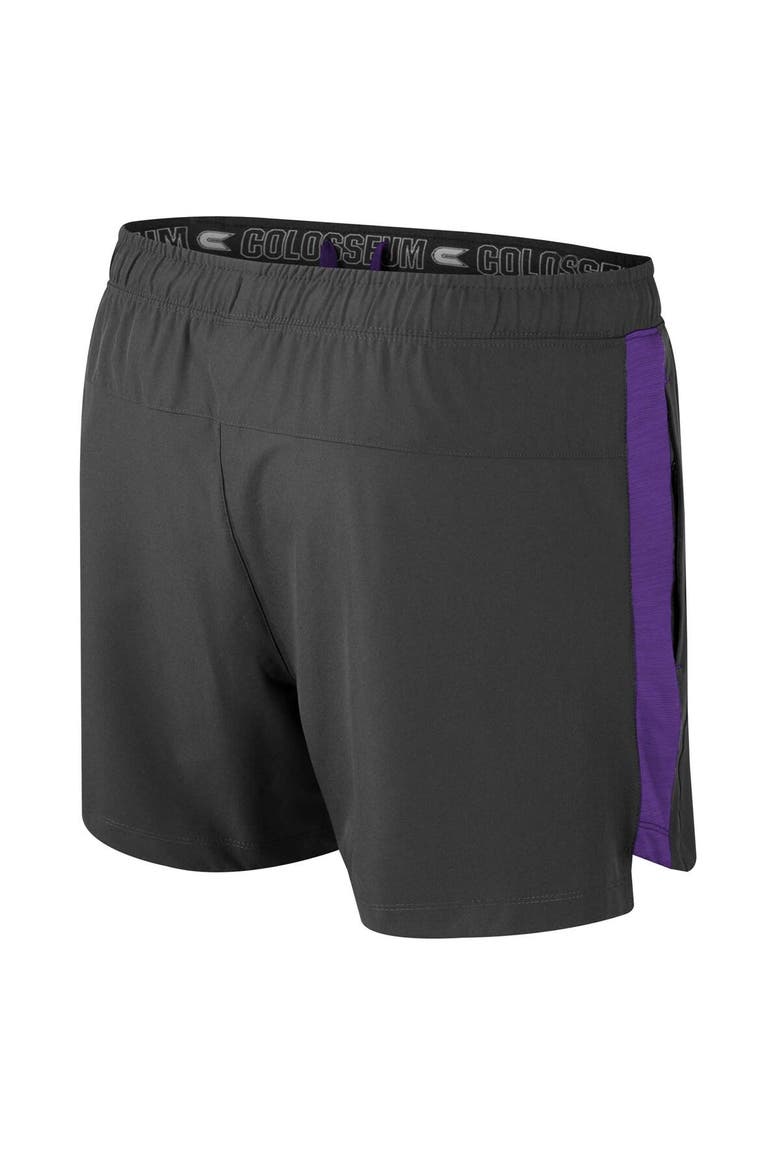 Men's Colosseum Charcoal TCU Horned Frogs Langmore Shorts, Alternate, color, Charcoal