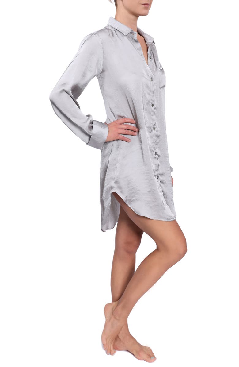 Everyday Ritual Boyfriend Sleep Shirt, Alternate, color, 