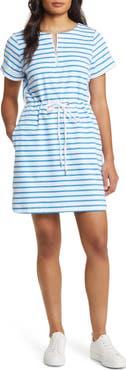 Tommy Bahama Jovanna Stripe Half Zip Dress