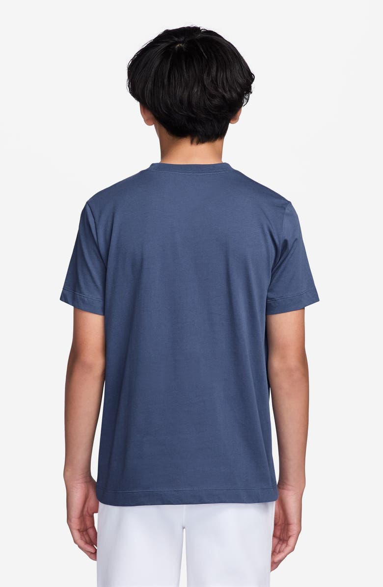 Nike Kids' Sportswear Sole Food Cotton Graphic T-Shirt, Alternate, color, Mystic Navy