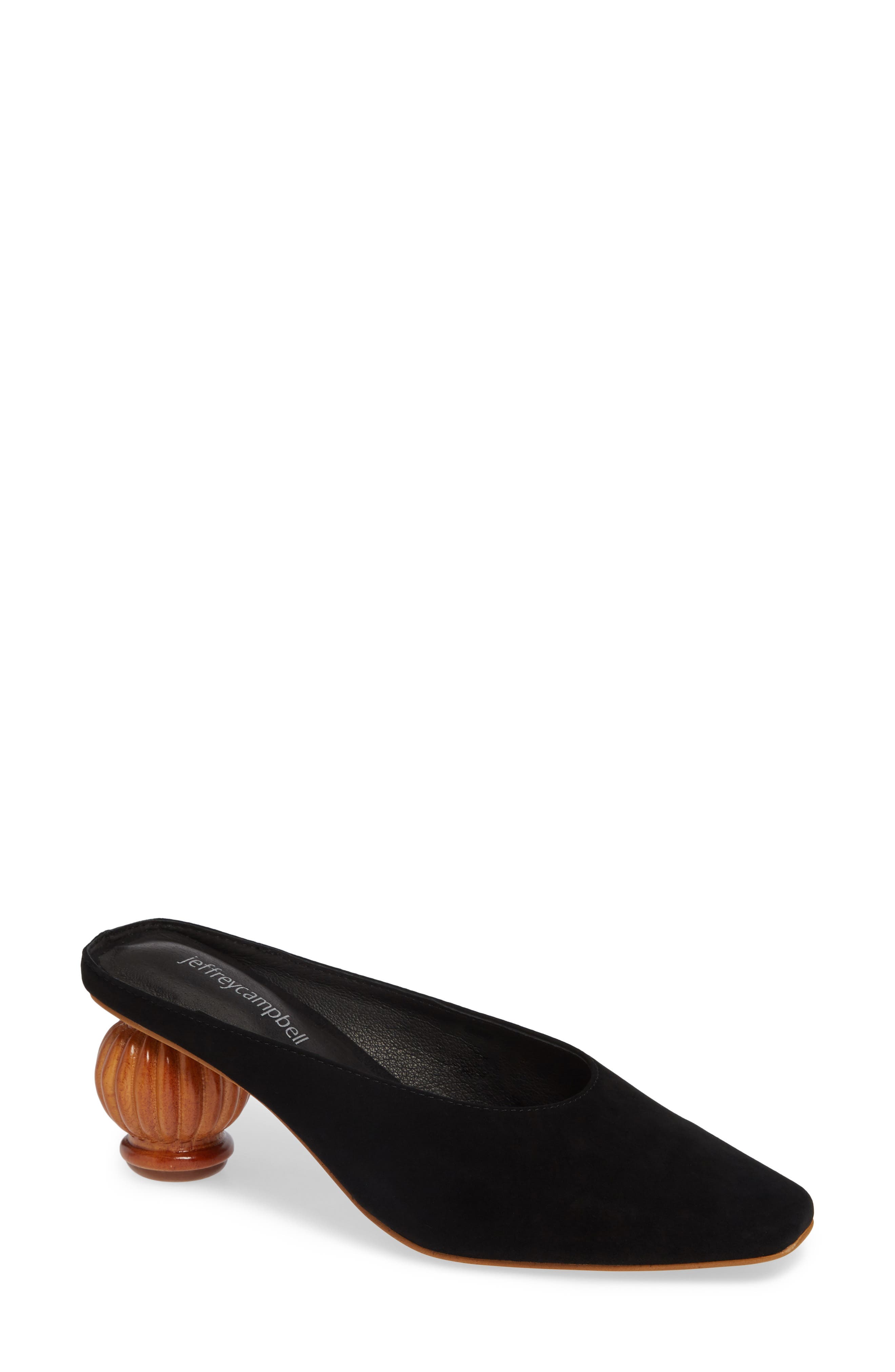 Cryptic 2 Mule, Main, color, BLACK SUEDE