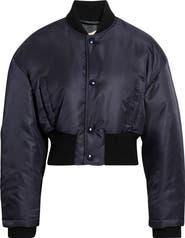 Marni Crop Nylon Bomber Jacket