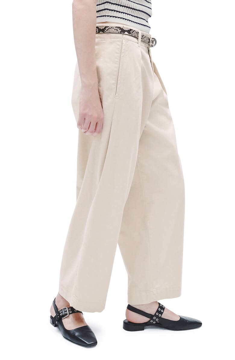 rag & bone Donovan Mid Rise Straight Leg Pants, Alternate, color, Turtledove