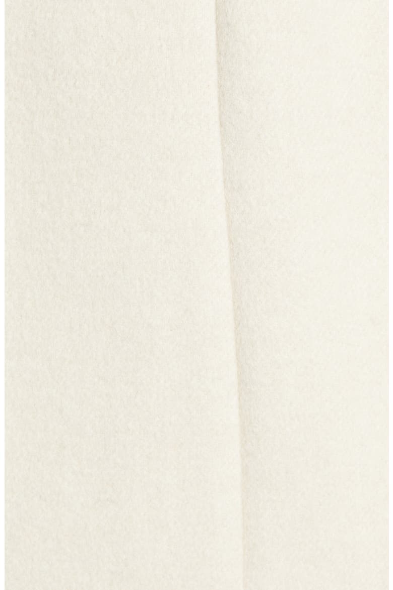 Cole Haan Belted Asymmetrical Wool Coat, Alternate, color, STONE