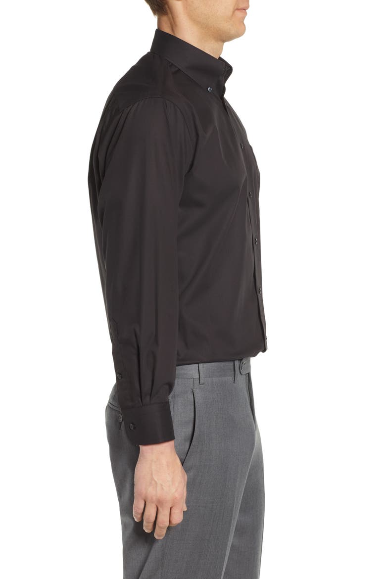 Classic Fit Non-Iron Dress Shirt, Alternate, color, BLACK