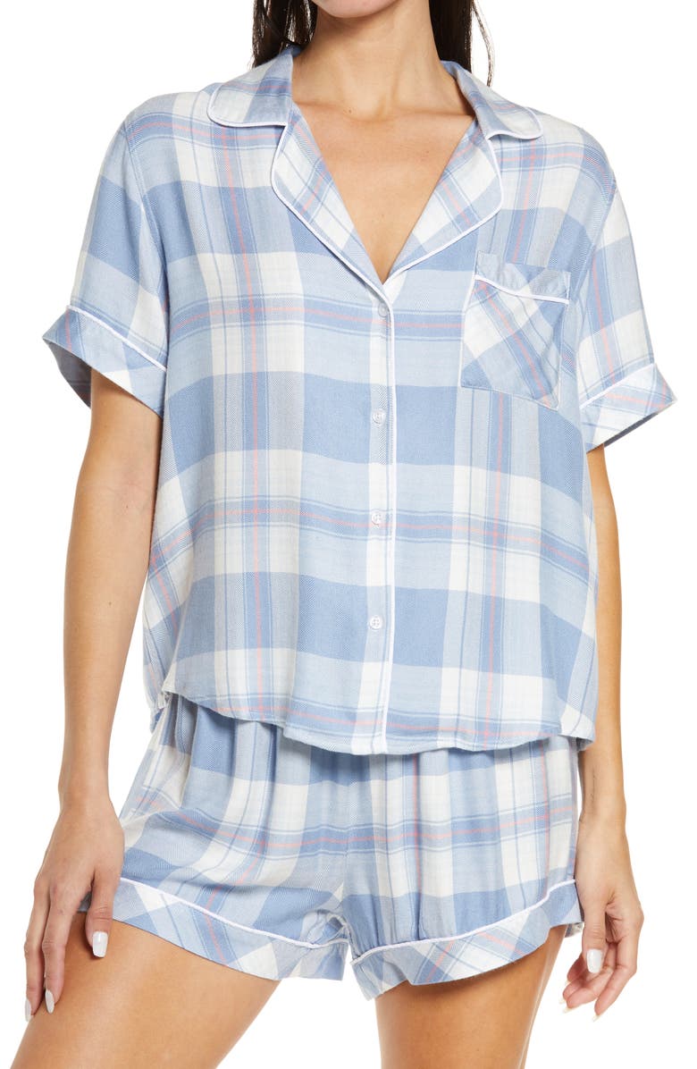 Rails Darcie Plaid Short Pajamas, Main, color,