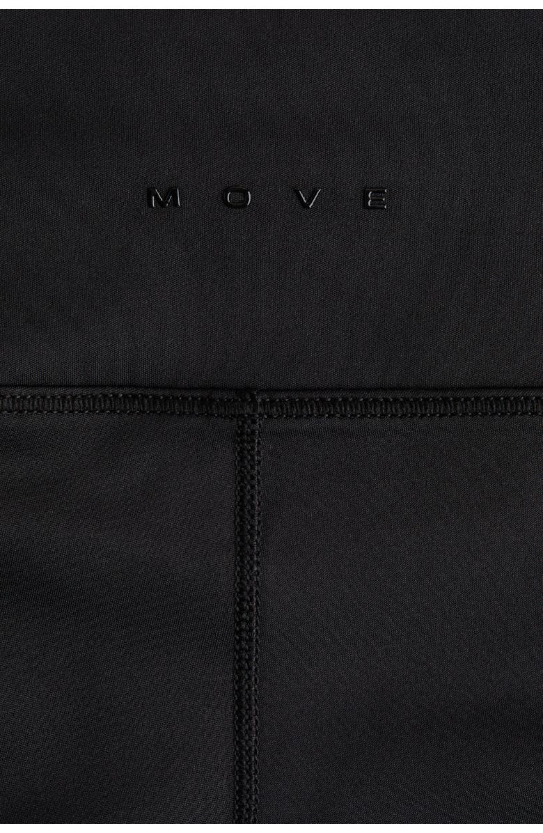 H&M Flared Sports Leggings With Drymove, Alternate, color, Black