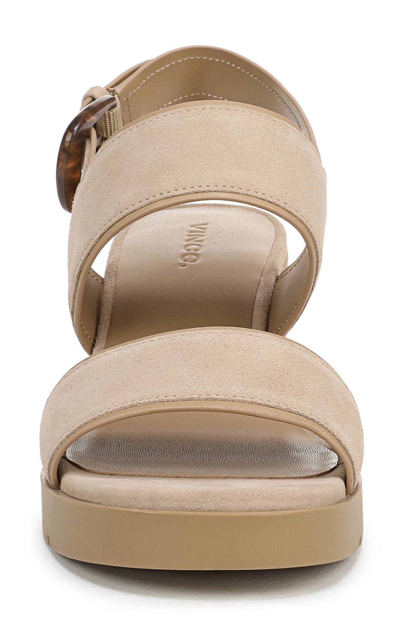 Roma Wedge Slingback Sandal, Alternate, color, DUNE