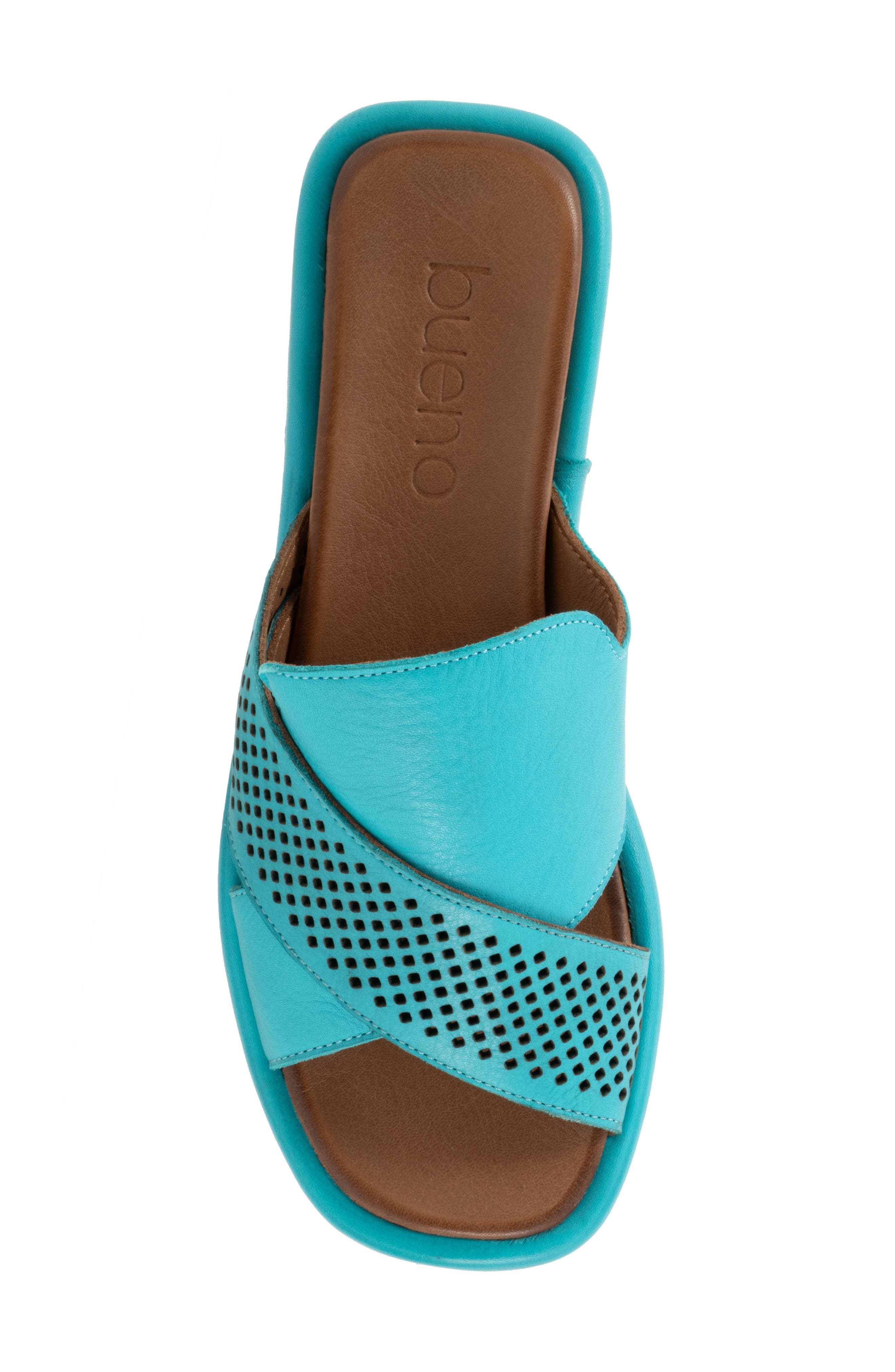Eddison Slide Sandal, Alternate, color, TURQUOISE