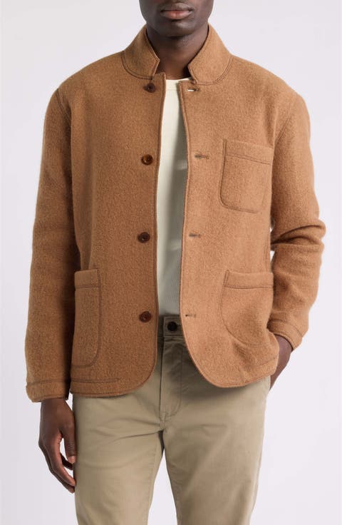 Boiled Wool Chore Jacket