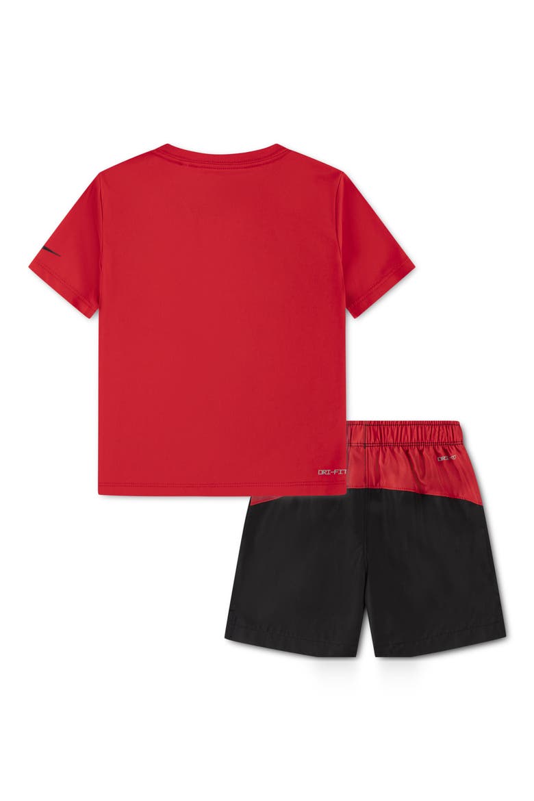 Kids' Sportswear Dri-FIT T-Shirt & Shorts Set, Alternate, color, BLACK