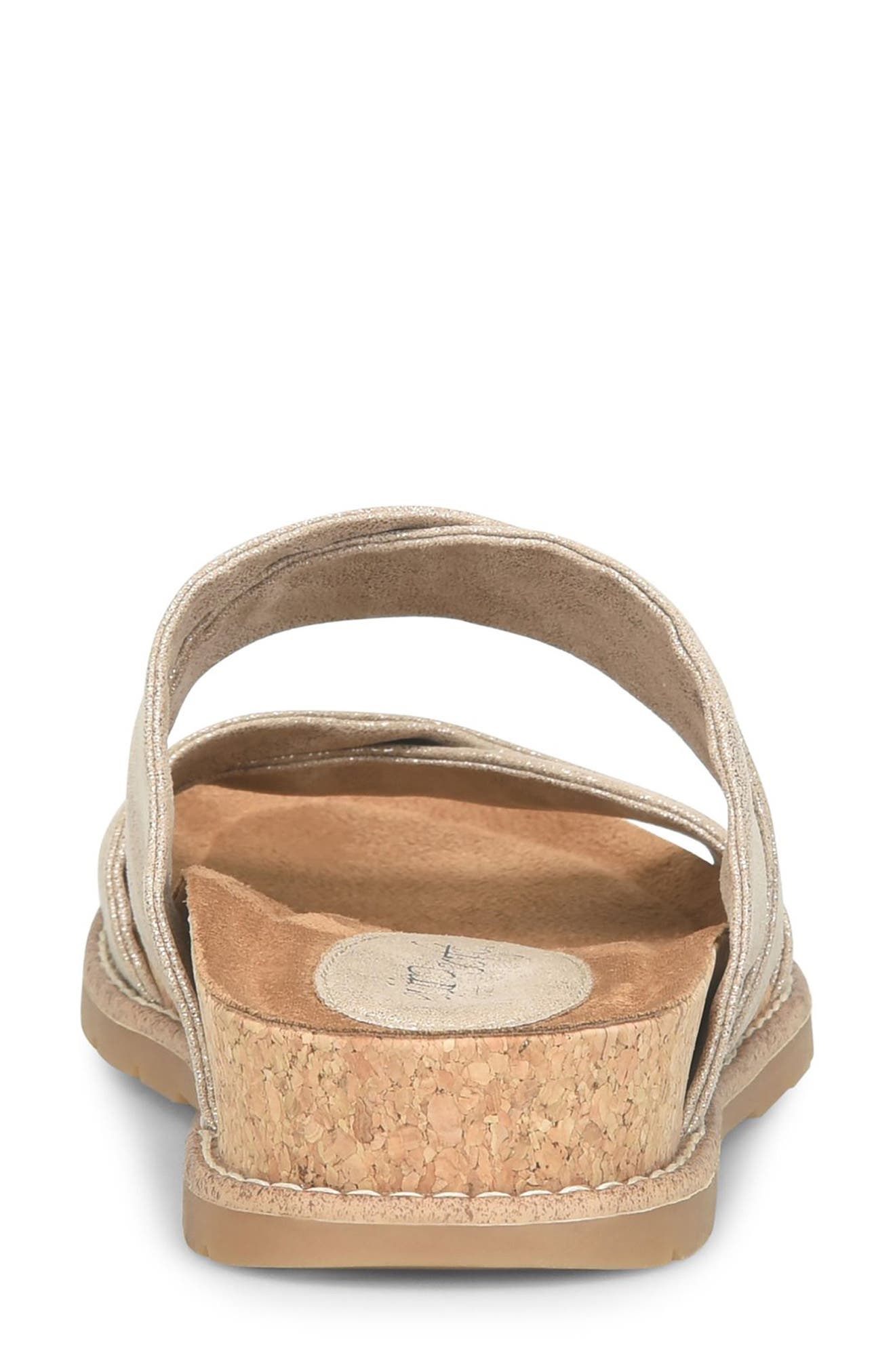 Gail Slide Sandal, Alternate, color, BAYWATER