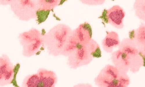 Cece Floral Sweater In Pink