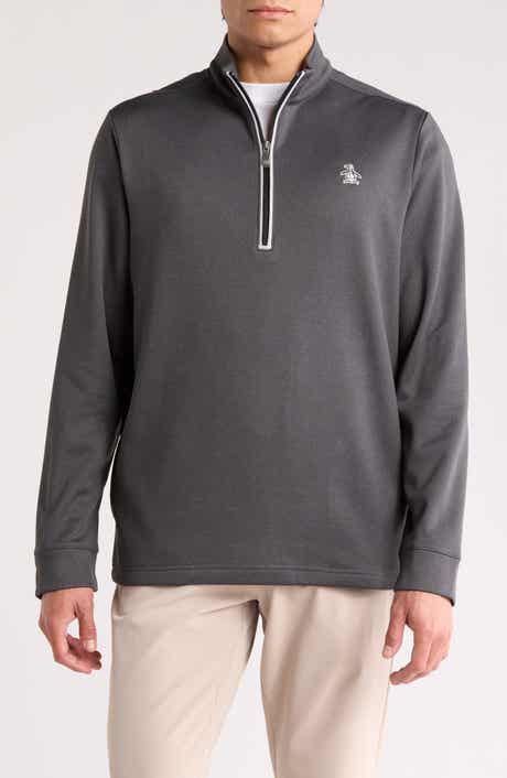 ORIGINAL PENGUIN GOLF Long Sleeve Half-Zip Fleece Pullover