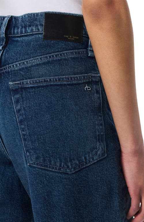 Rag & Bone Andi High Rise Ankle Wide Leg Jeans In Adeline