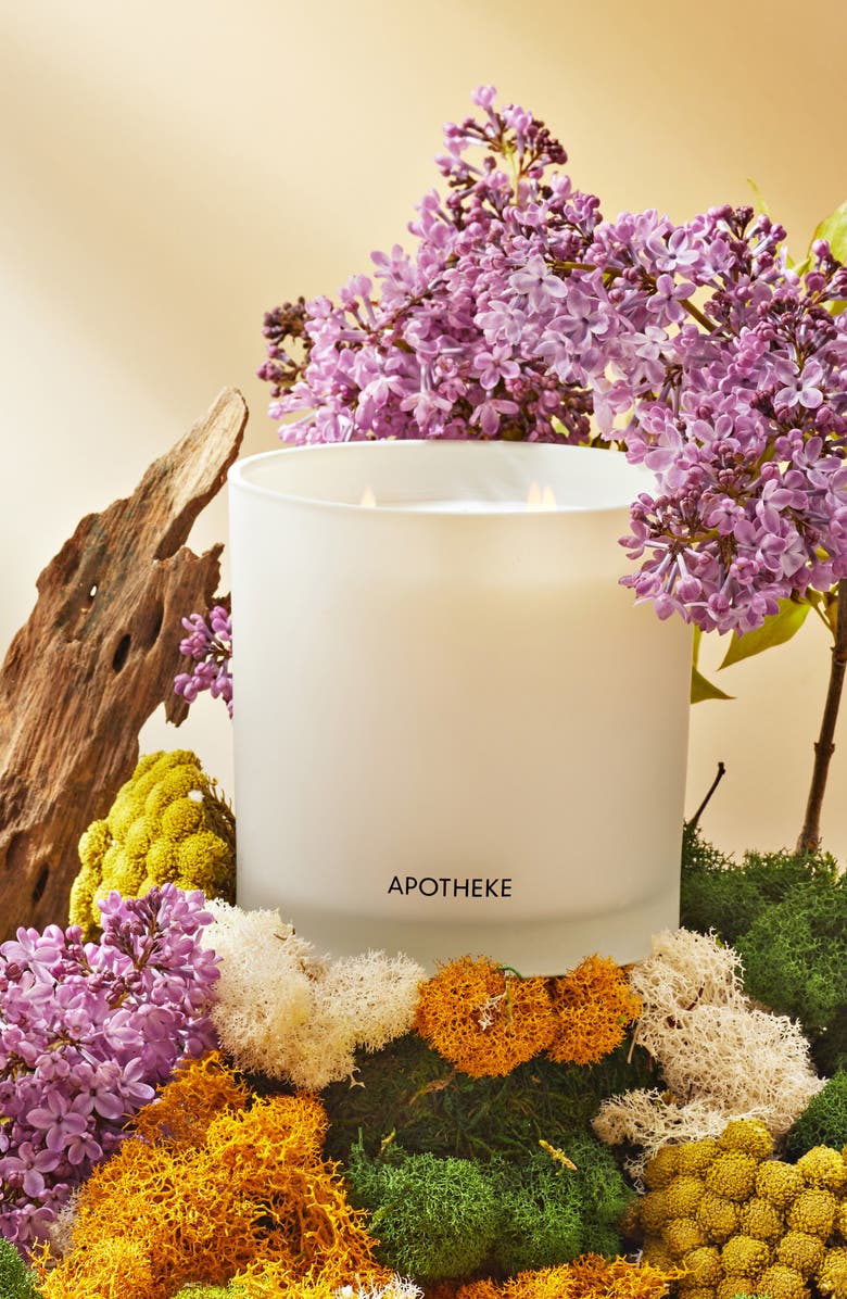 APOTHEKE White Vetiver 3-Wick Candle, Alternate, color, White