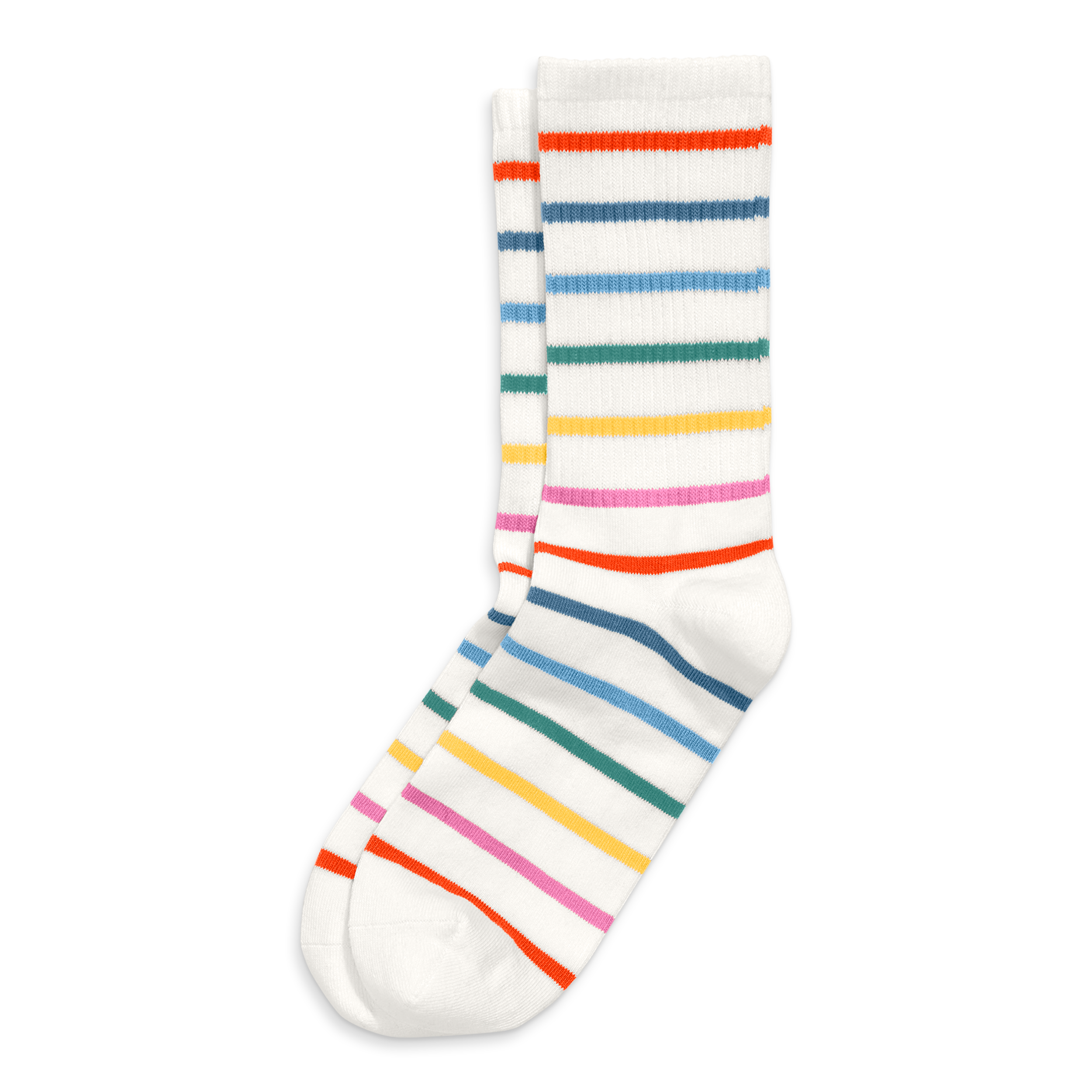 Ivory Rainbow Stripe New