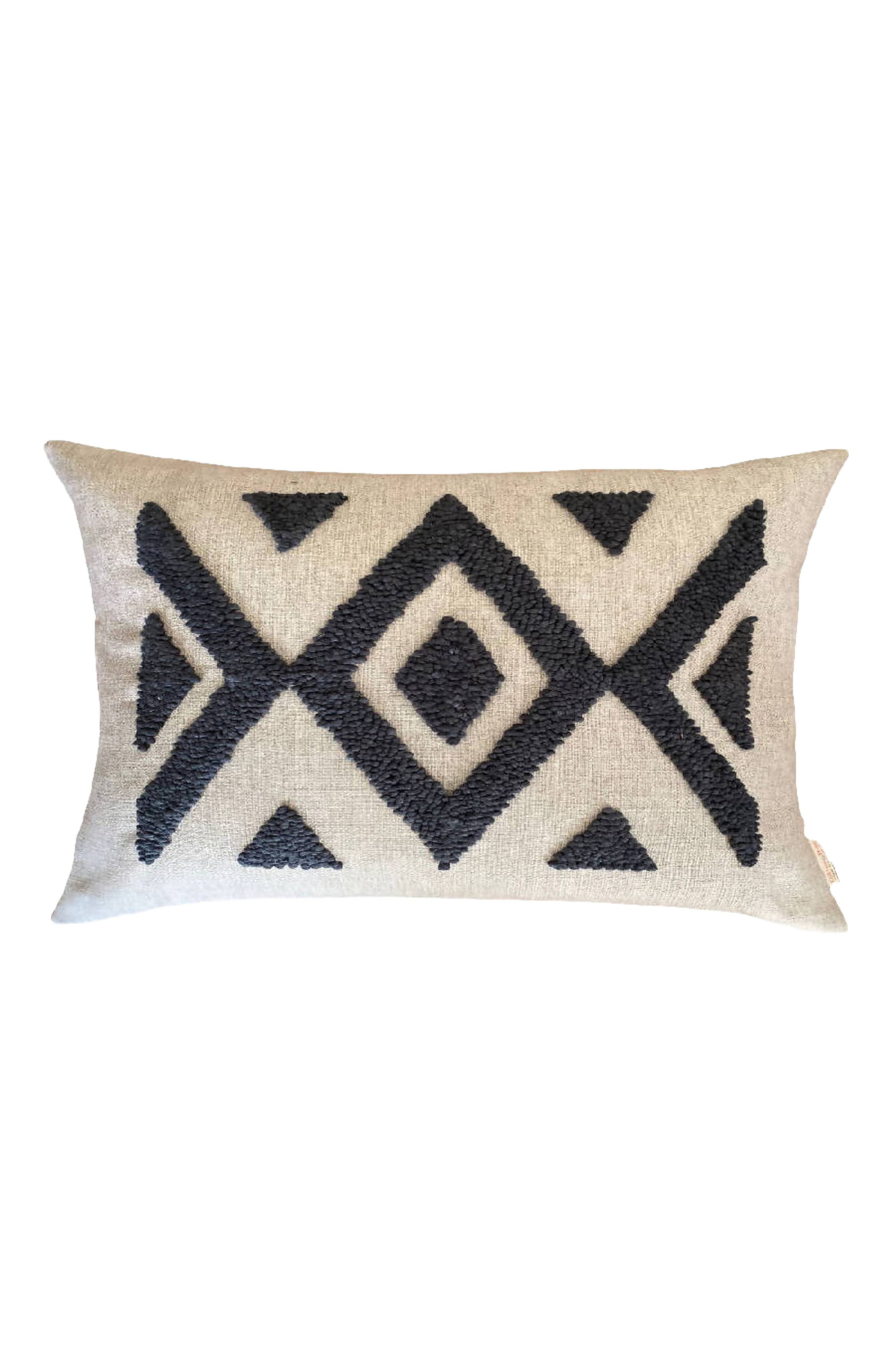 Natural / Charcoal - Pattern 2